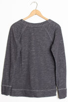 Vintage Charcoal Side Zip Sweatshirt