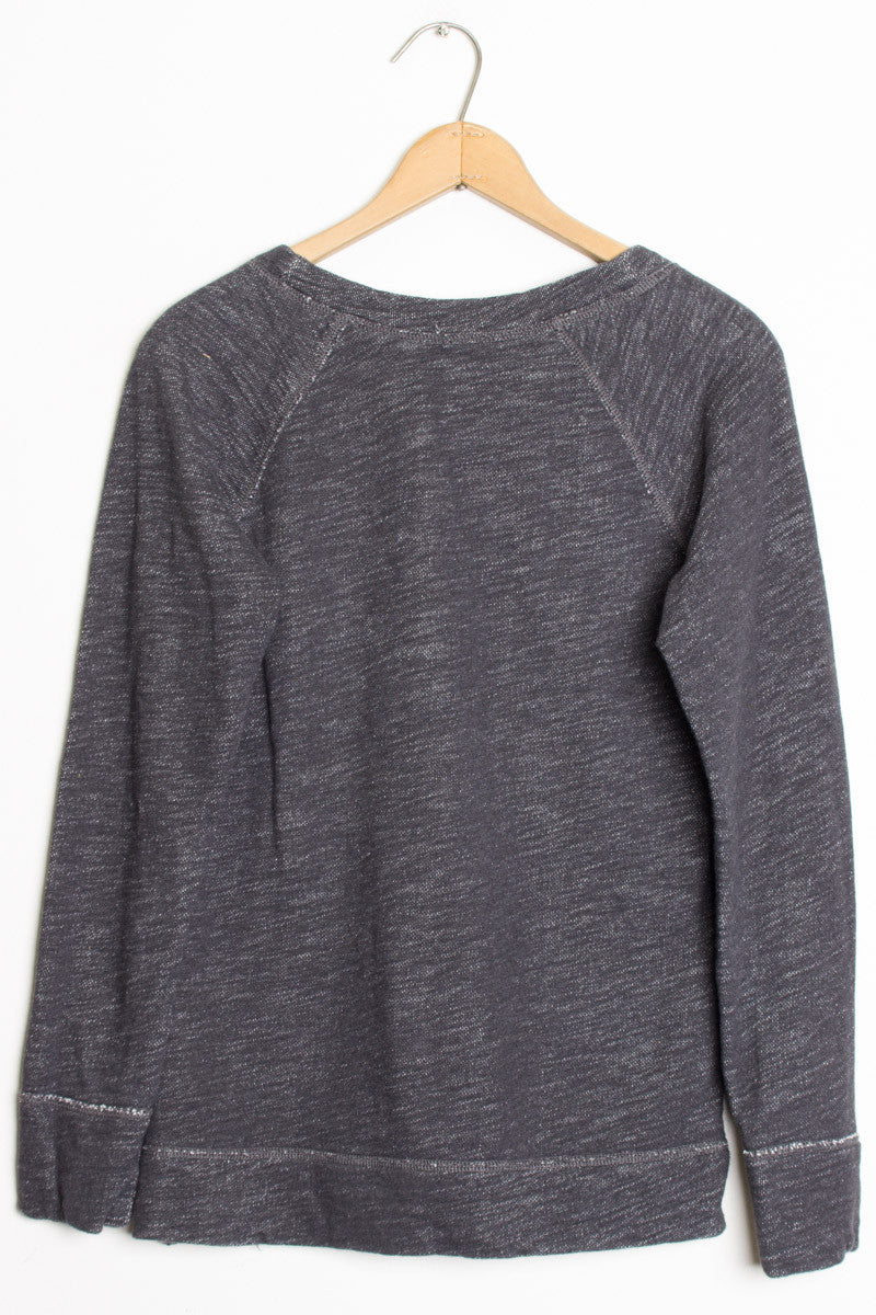 Vintage Charcoal Side Zip Sweatshirt