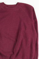 Burgundy Recycled Sweatshirt 4