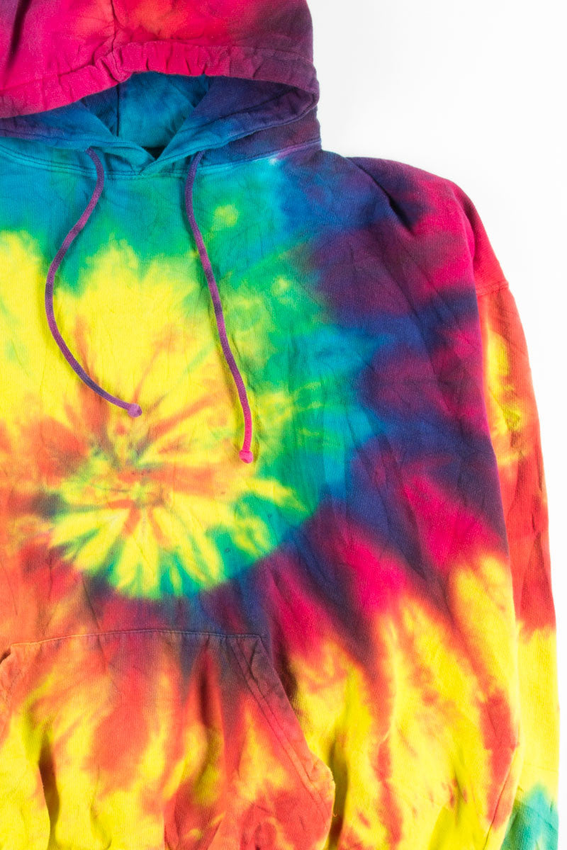 Bright Rainbow Recycled Hoodie 1