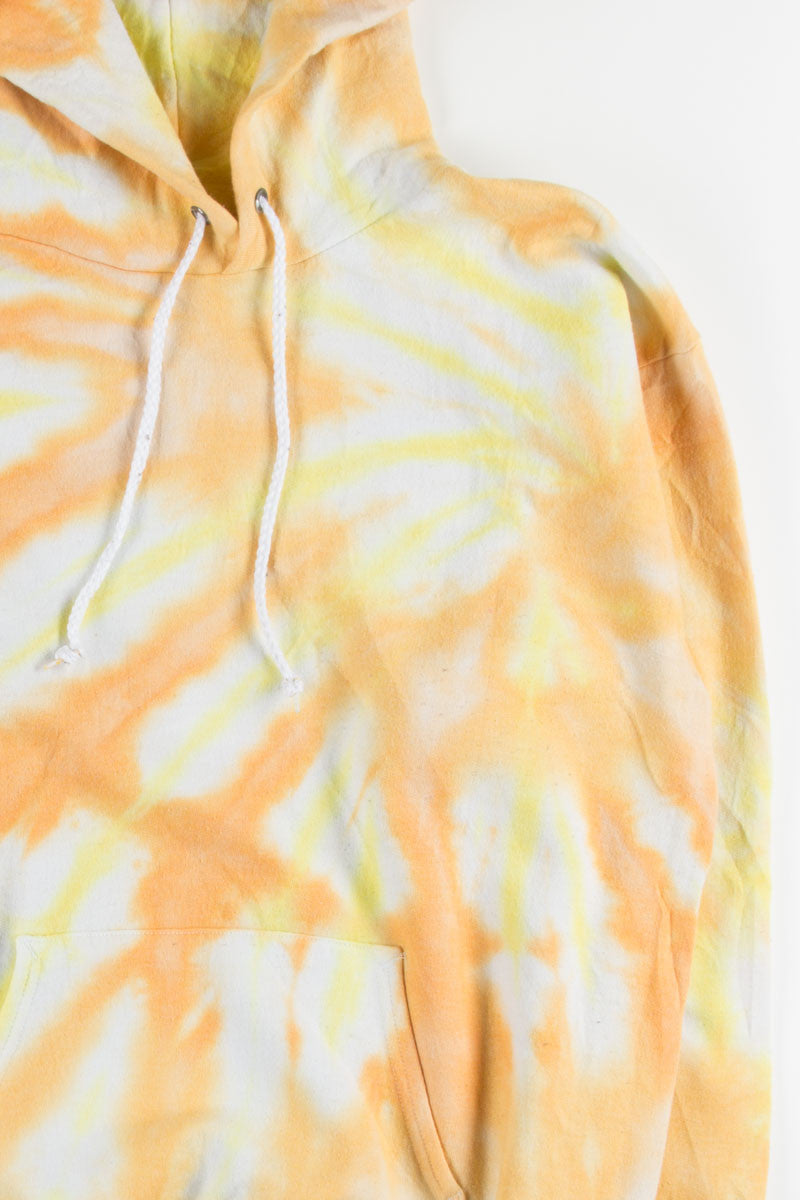 Orange & Yellow Tie Dye Hoodie