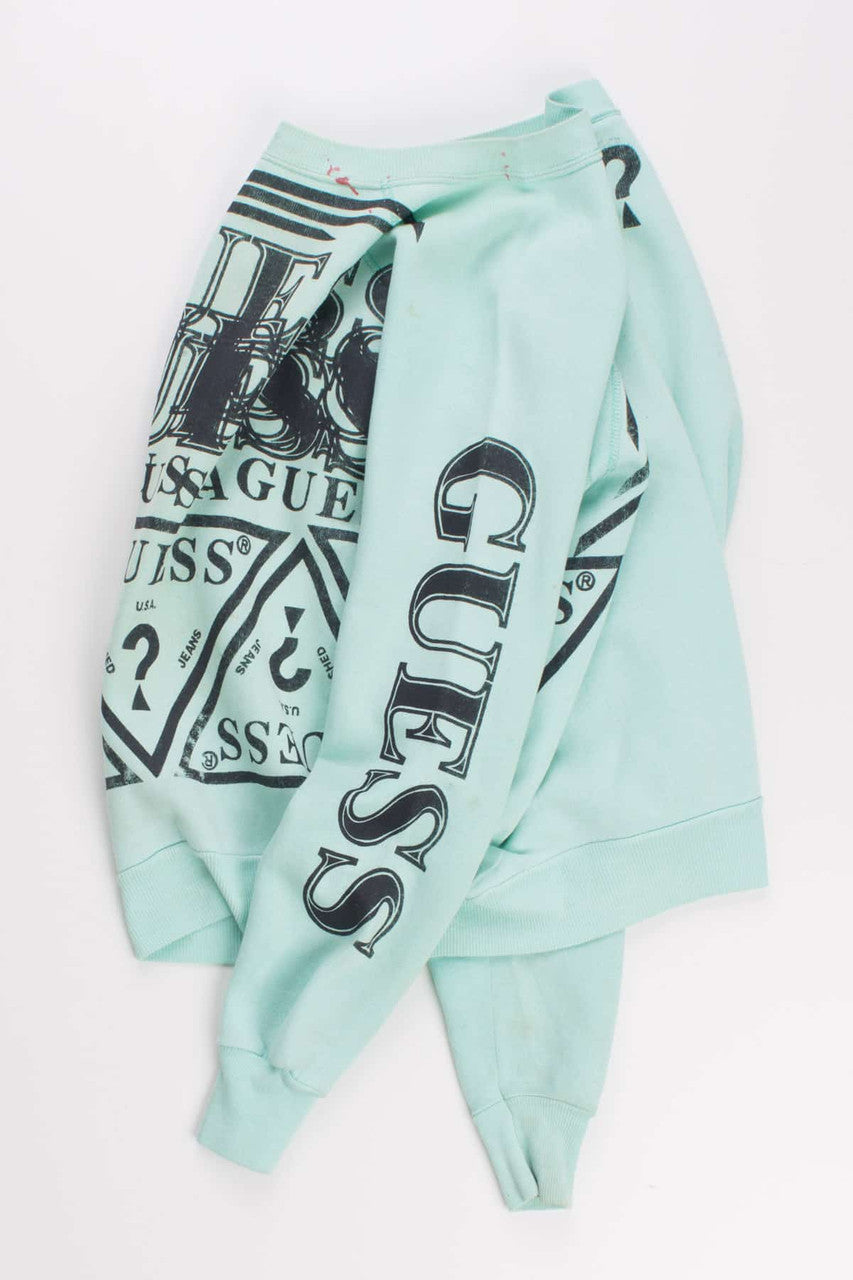 Bootleg Test Print Guess Sweatshirt