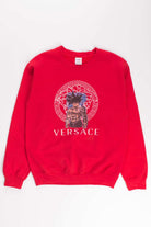 Double Print Designer Bootleg Sweatshirt