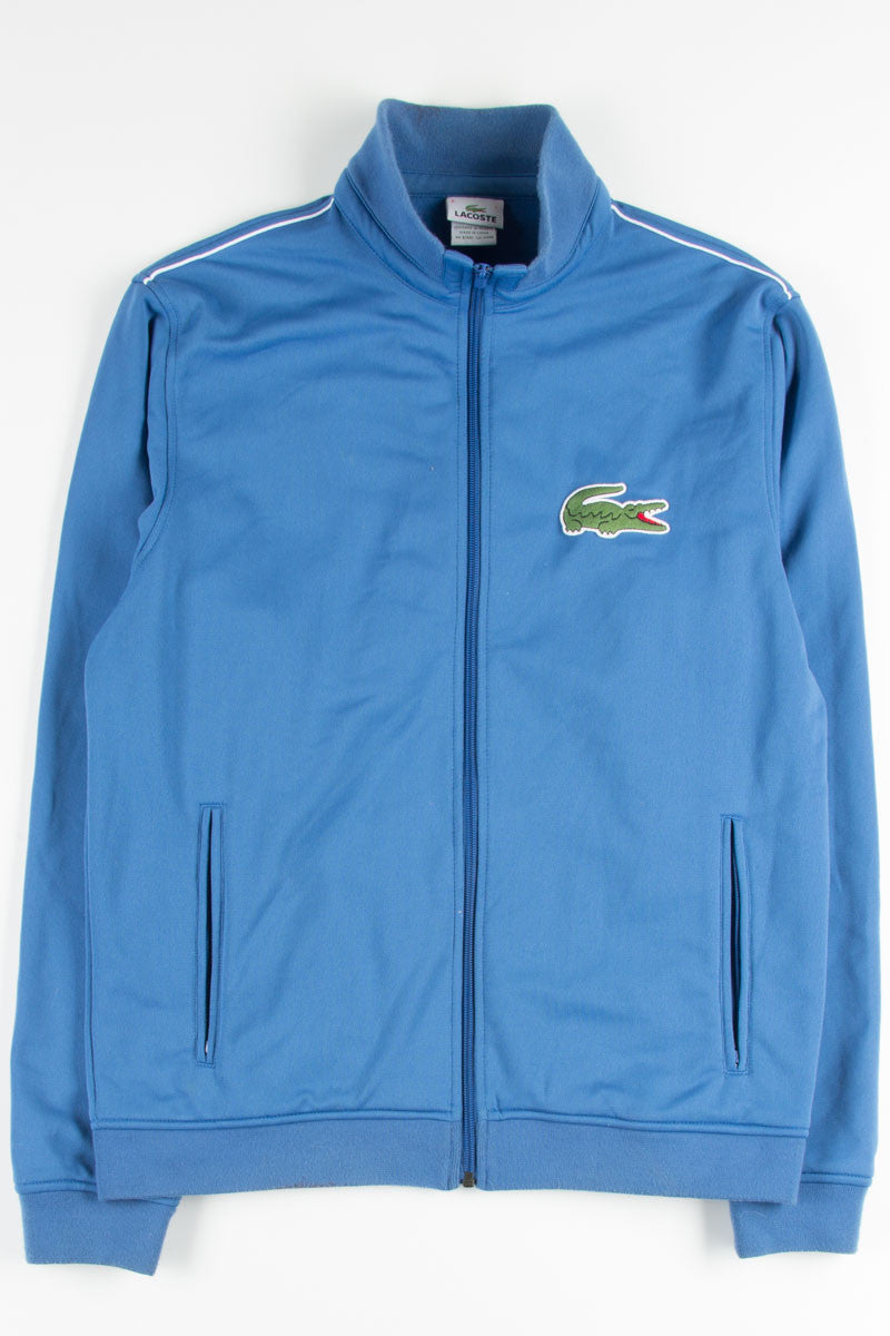 Blue Zip Up Lacoste Sweatshirt