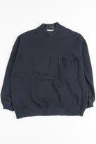 Black Pocket Sweatshirt