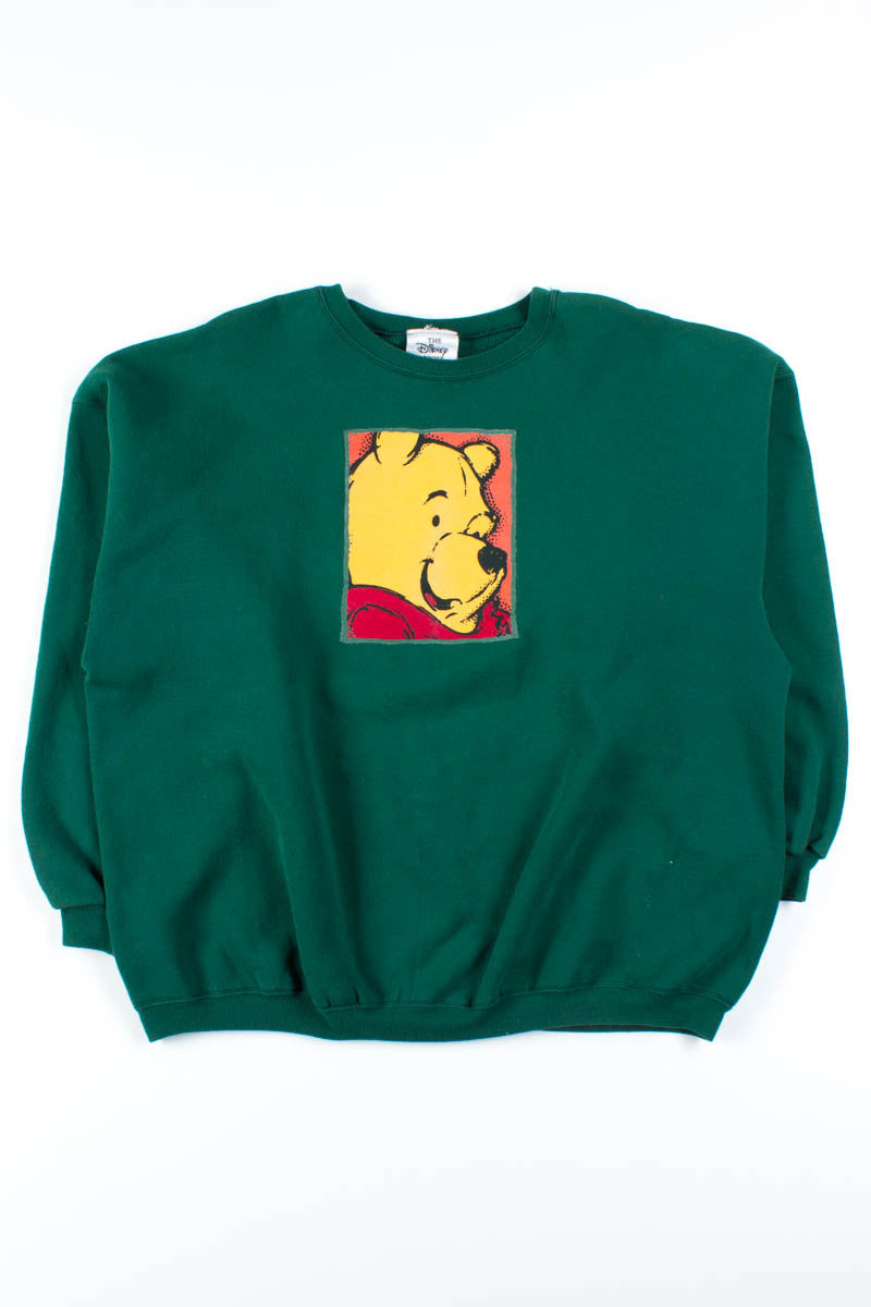 Green Winnie The Pooh Sweatshirt