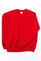 Red Basic Sweatshirt
