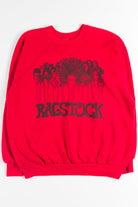 Red Ragstock Forest People Print Sweatshirt 1