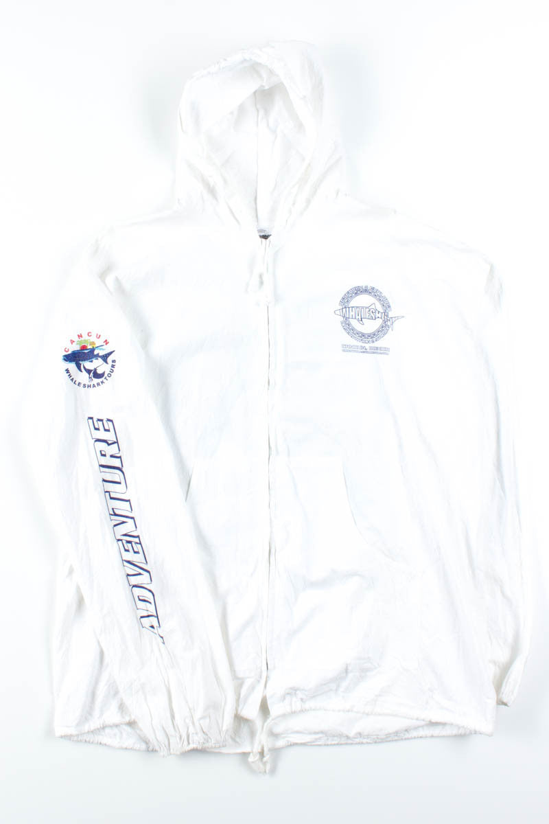 Whale Shark Lightweight Zip Hoodie