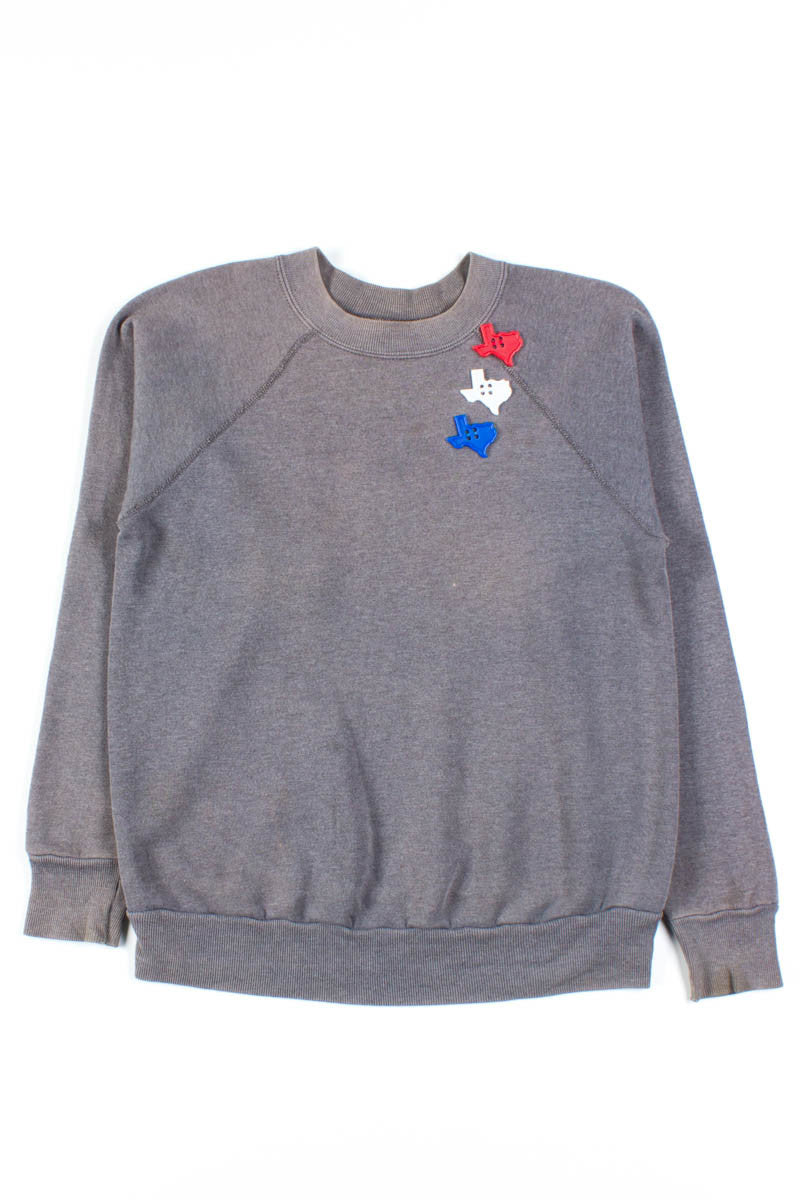 Texas Buttons Sweatshirt