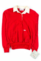 Vintage Red Polo Sweatshirt