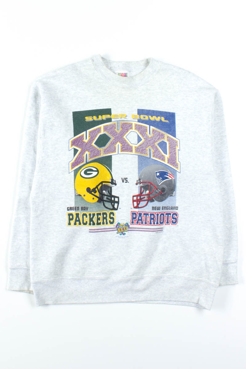 Super Bowl XXXI Packers vs. Patriots Sweatshirt