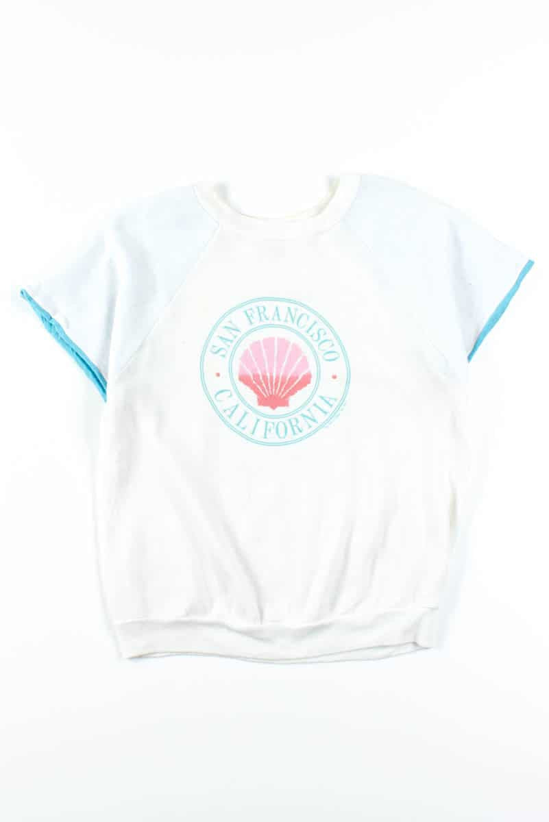 San Francisco Shell Short Sleeve Sweatshirt
