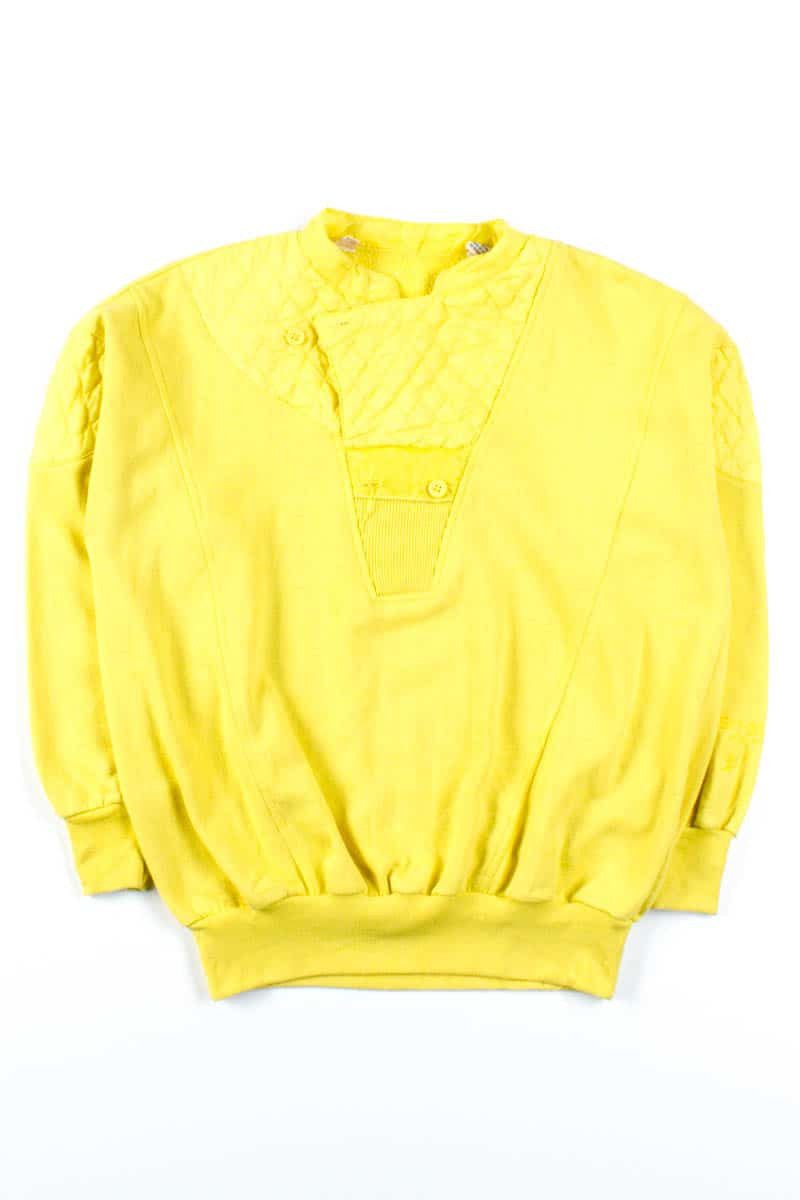 Yellow Sky-Diver Sweatshirt