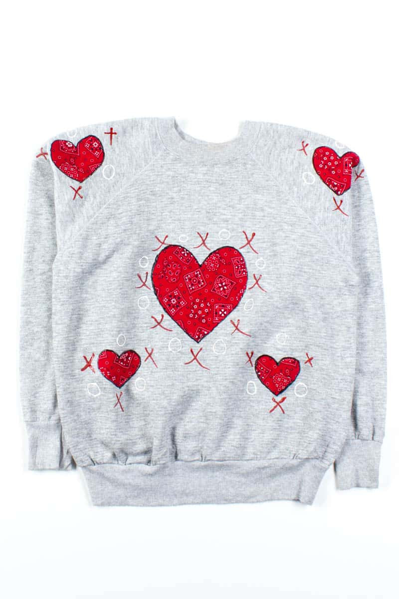 Bandana Hearts Sweatshirt