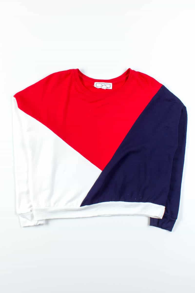 Angular Color Block Sweatshirt