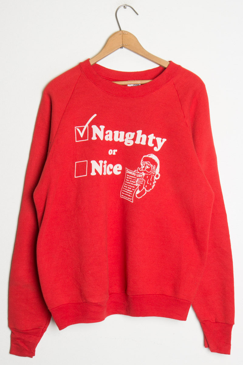 Naughty or Nice Vintage Sweatshirt