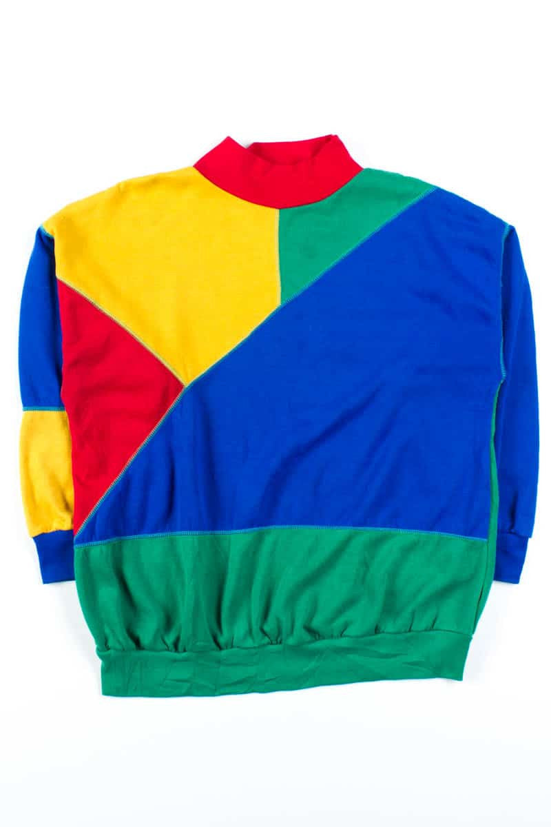 Multicolor Block Sweatshirt