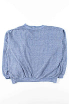 Blue Striped Distressed Sweatshirt
