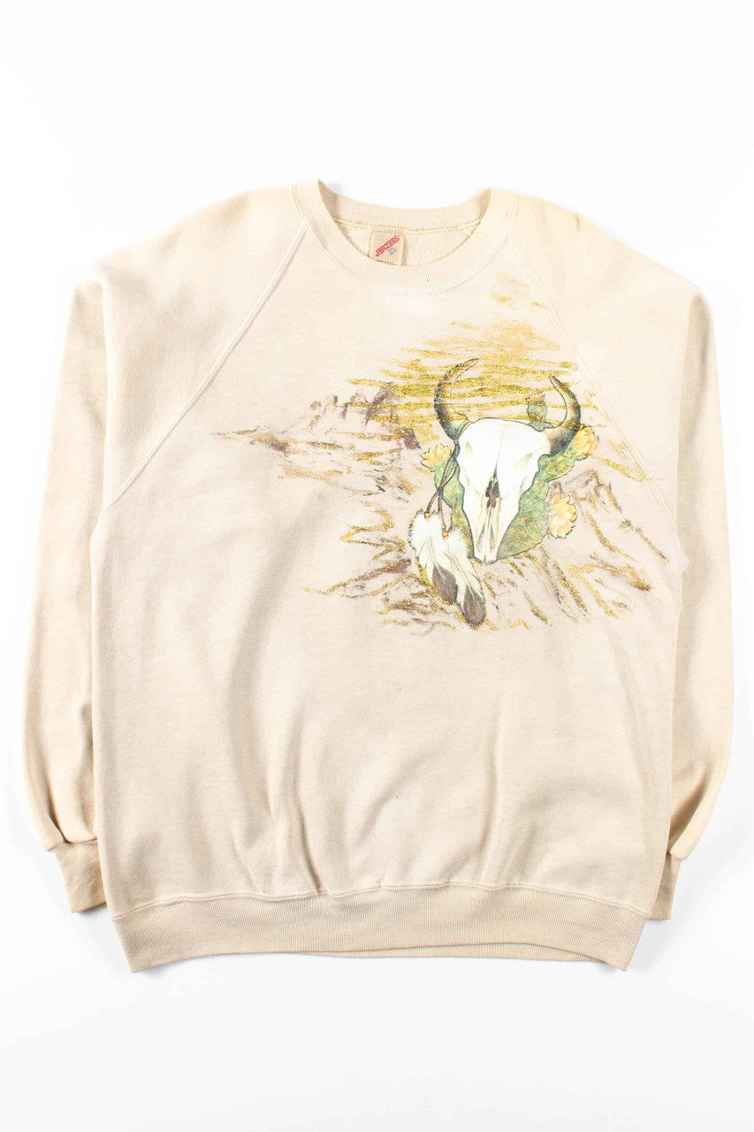 Buffalo Skull Sweatshirt