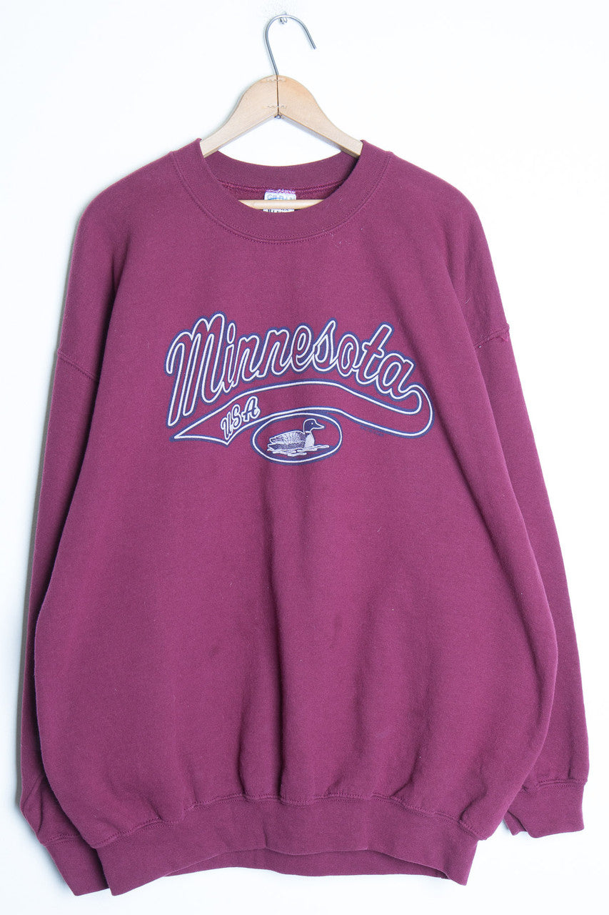 Burgundy Minnesota Sweatshirt
