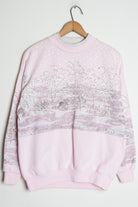 Cottontails in Winter Vintage Sweatshirt 1