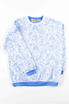 Blue Floral Paisley Sweatshirt