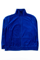 Blue Velvet Zip Up Sweatshirt