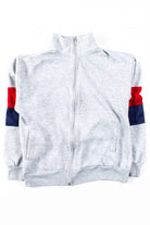 Grey Vintage Zip Up Sweatshirt