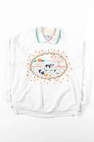 Vintage Barnyard Collared Sweatshirt