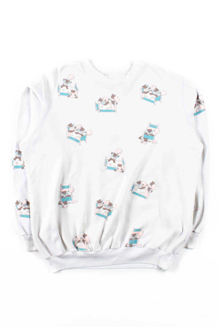 Teddy Bear Pillow Fight Sweatshirt