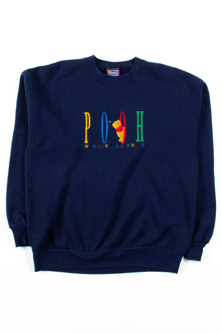 Navy Winnie The Pooh Sweatshirt 1