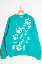 Pawprints Vintage Sweatshirt