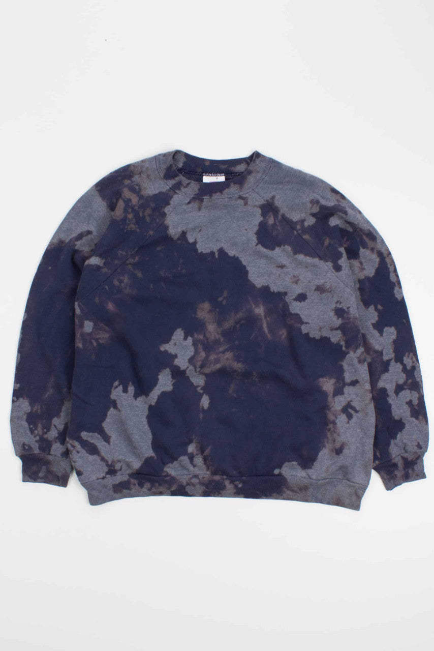 Navy & Grey Vintage Bleached Sweatshirt