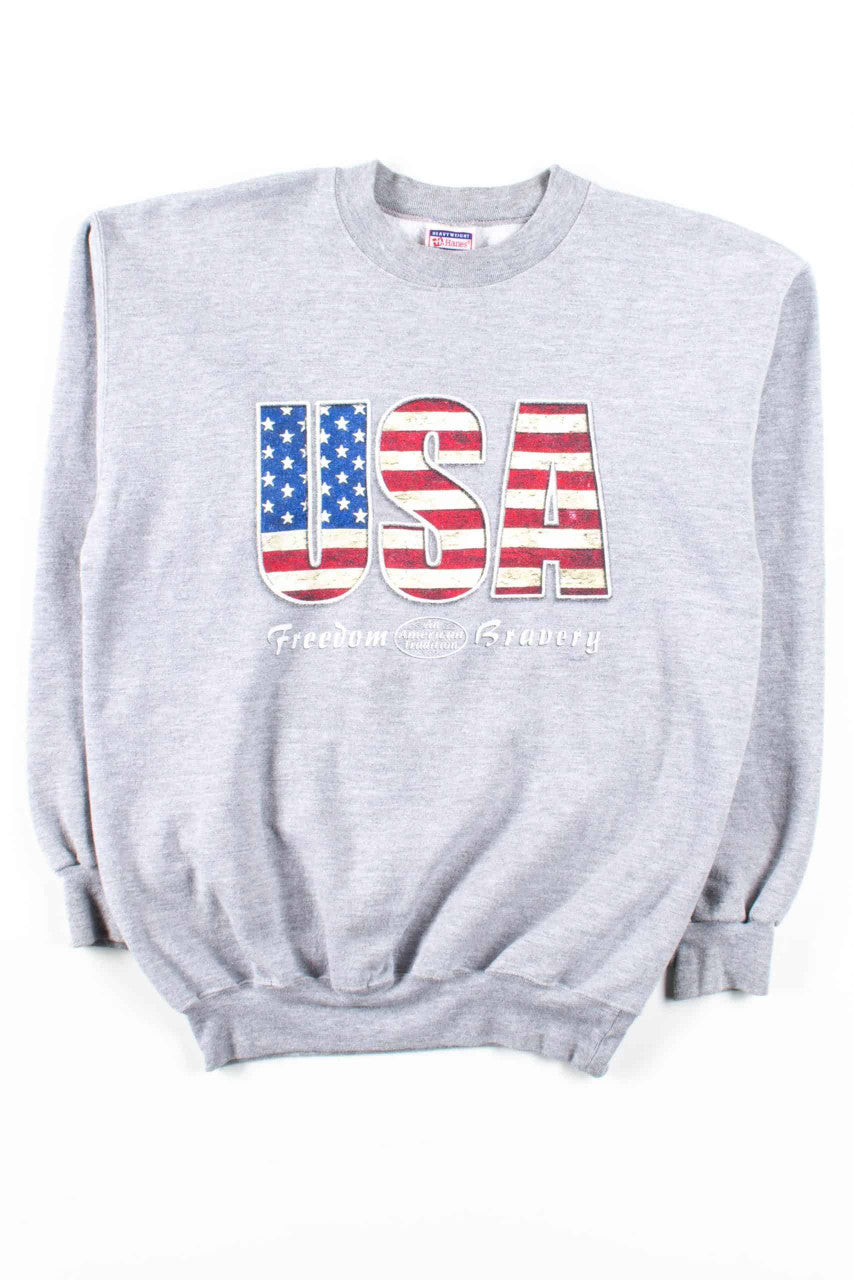 USA Freedom & Bravery Sweatshirt