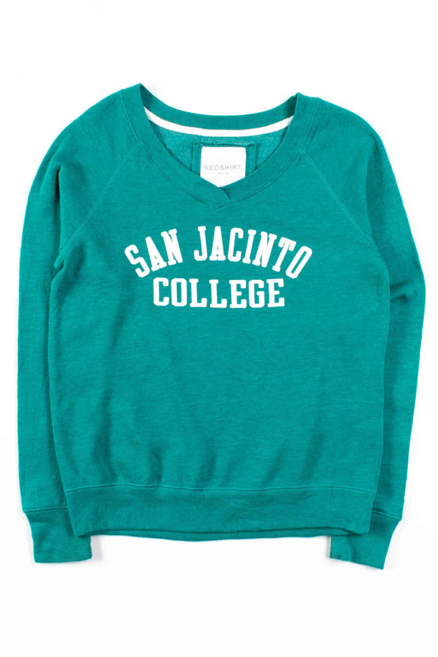 San Jacinto College Scoop Neck Sweatshirt