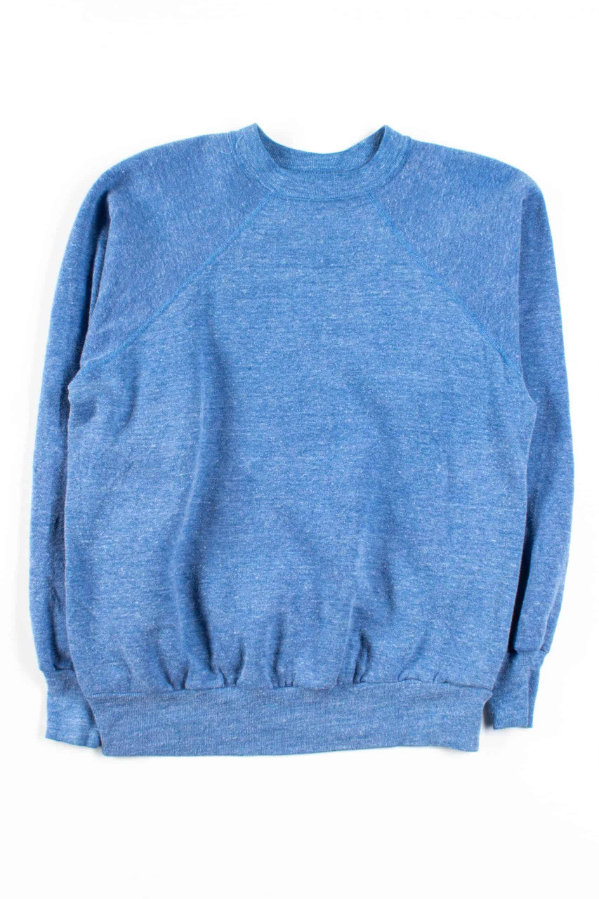 Heather Blue Bleached Sweatshirt