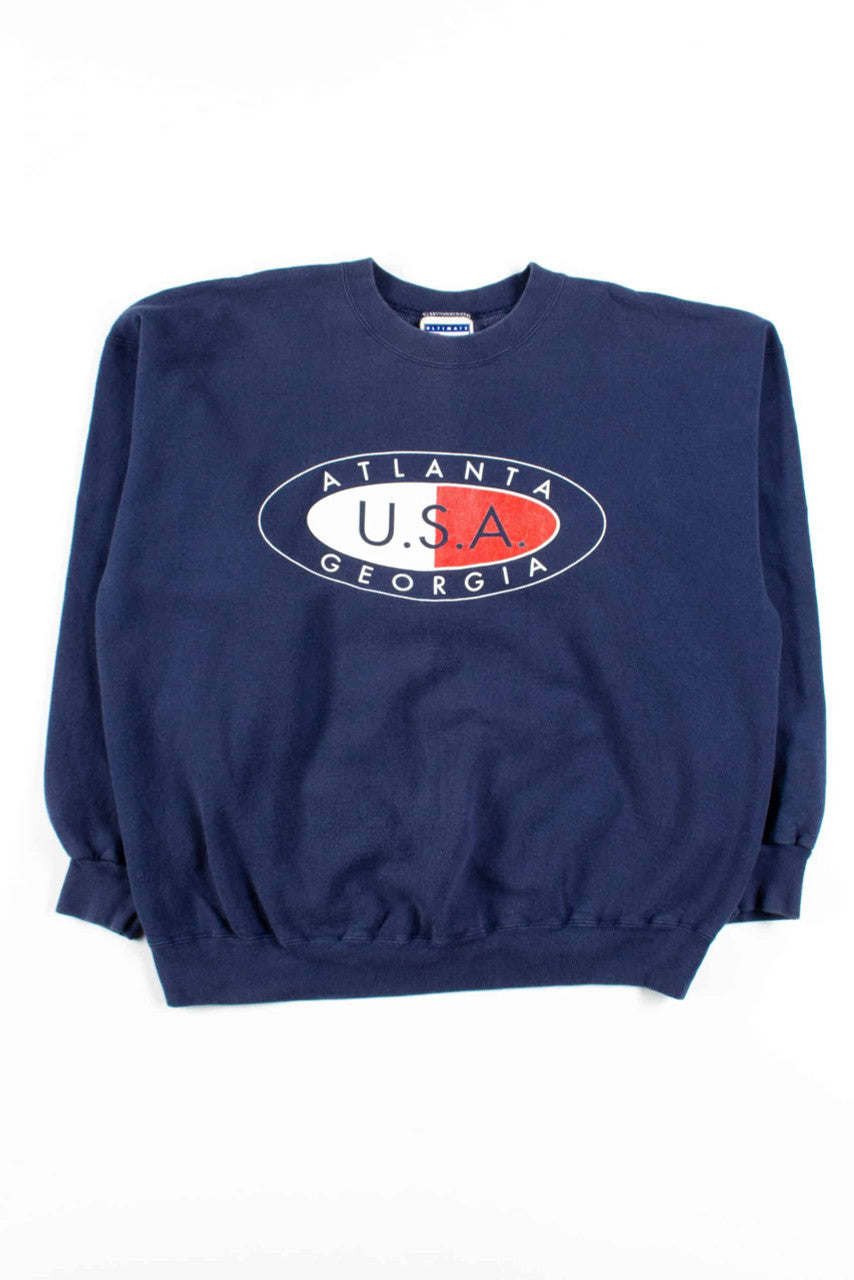 Atlanta Georgia Oval Sweatshirt