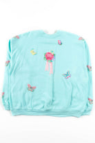 Mint Butterflies Sweatshirt