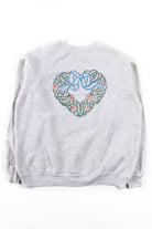 Heart Wreath Applique Sweatshirt