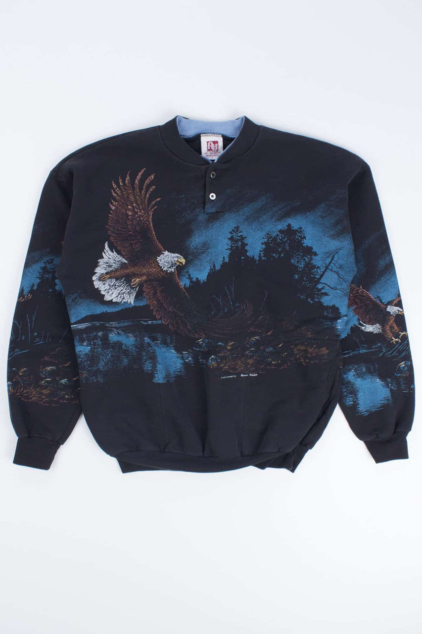 Vintage Art Unlimited Eagle Graphic Sweatshirt – Ragstock