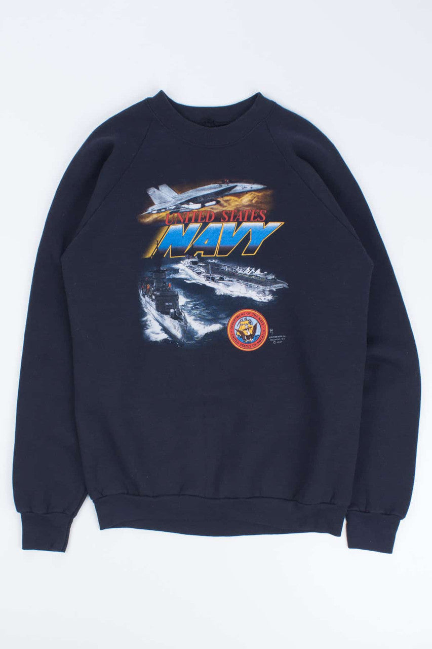 87' US Navy Vintage Graphic Sweatshirt