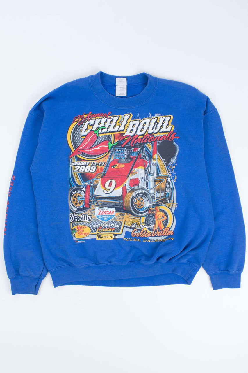 Double Sided Racing Graphic Sweatshirt