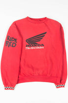 Vintage Honda Red Riding Racing Sweatshirt