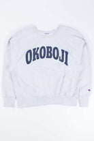 Okoboji on Champion Reverse Weave Sweatshirt