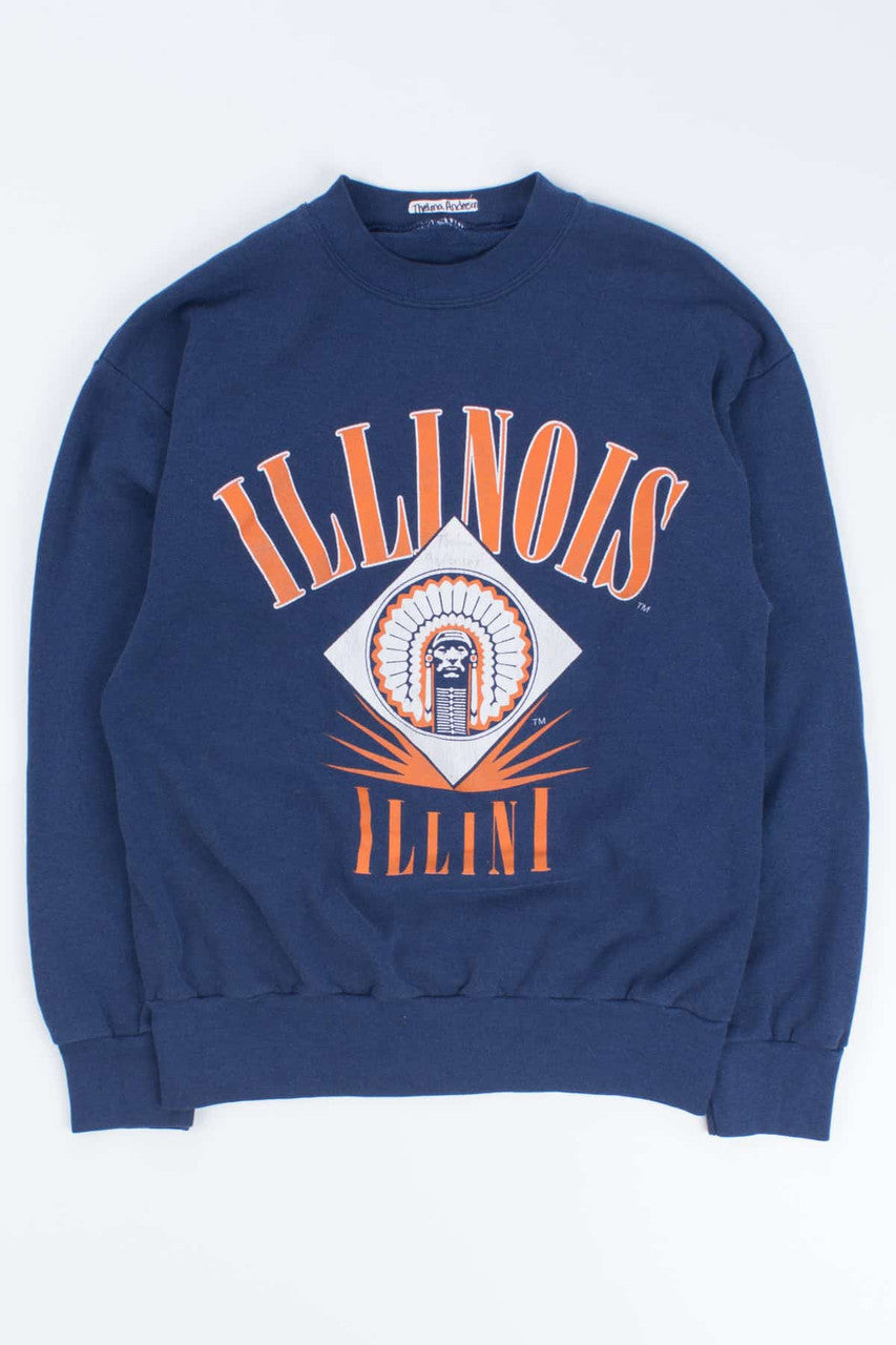 Vintage Illini Crewneck Sweatshirt