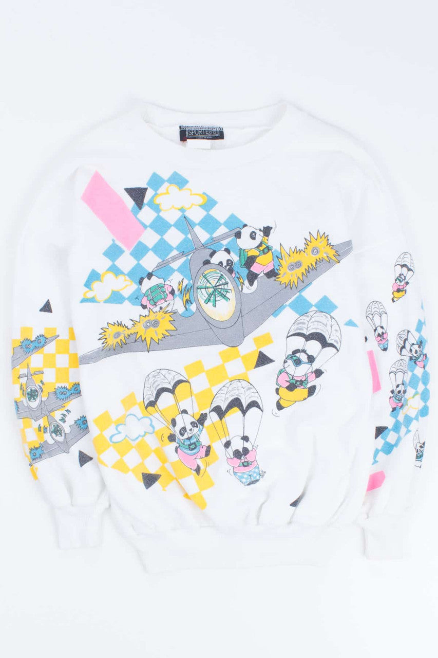 Adventure Pandas Vintage Sweatshirt