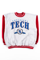 Lousiana Tech Striped Sweatshirt