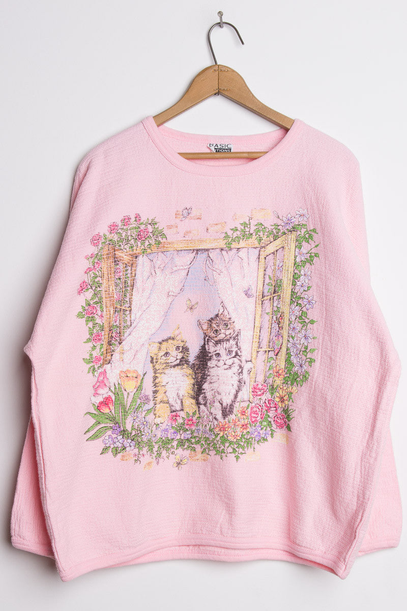 Pink Kittens Sweatshirt