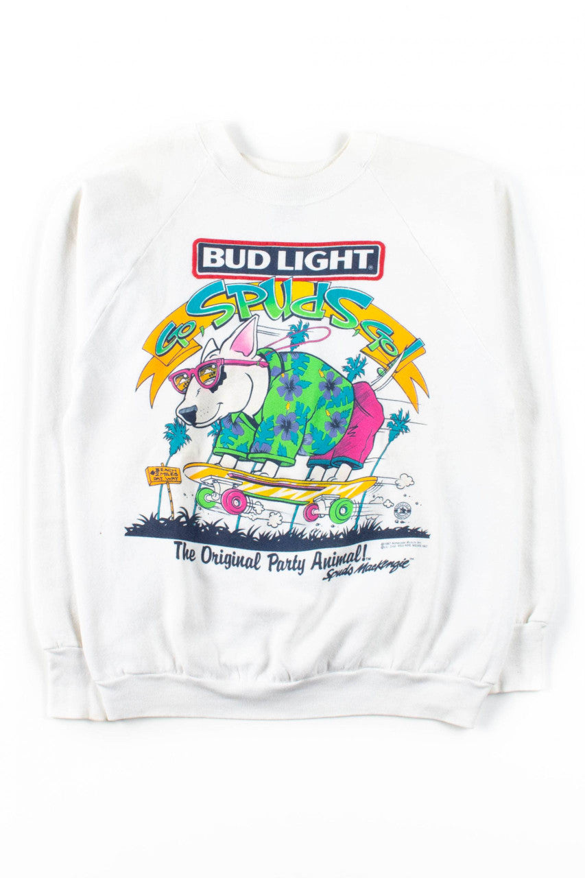 Bud Light Skateboarding Spuds Mackenzie Sweatshirt
